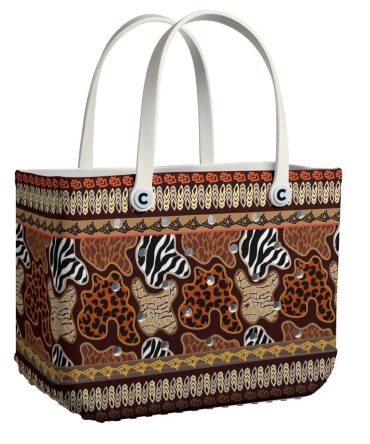 Bucket Tote Bag, Limited Edition Bogg Bag, Beach Bag Wild Things