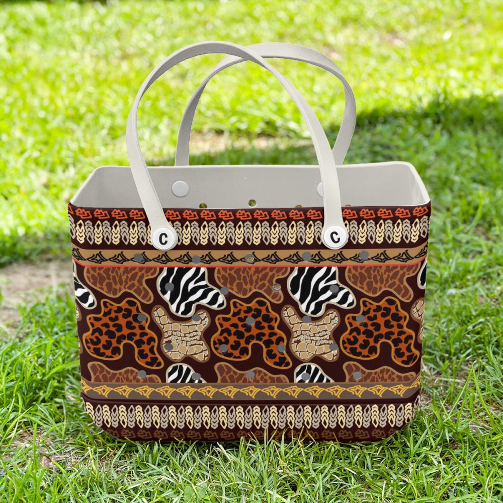 Bucket Tote Bag, Limited Edition Bogg Bag, Beach Bag Wild Things - Image 2