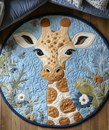 Wild Beauty Quilted Round Mat