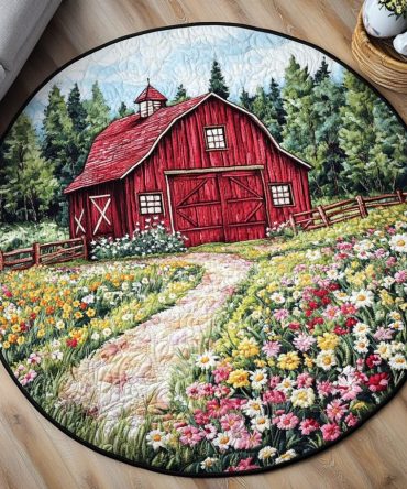 Wild Harvest Quilted Round Mat