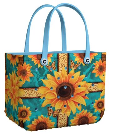 Bucket Tote Bag, Limited Edition Bogg Bag, Beach Bag Wild Sunburst
