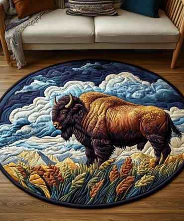 Wilderness Escape Quilted Round Mat