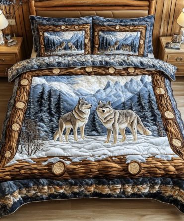 Wilderness Spirit 3-Piece Quilted Bedding Set