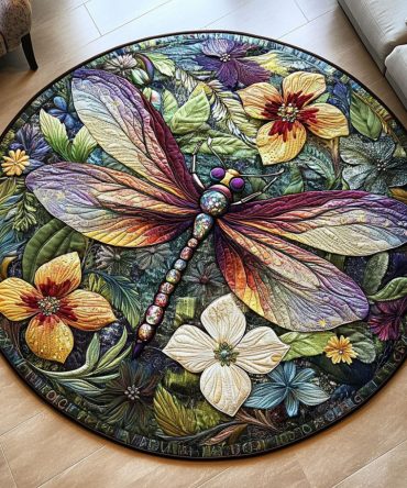 Winged Harmony Quilted Round Mat