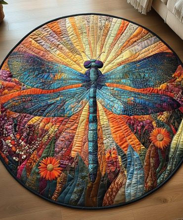 Wings Of Wonder Quilted Round Mat