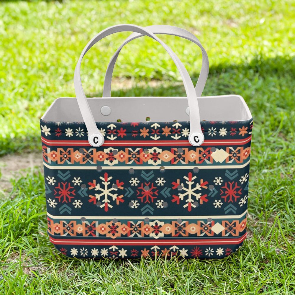 Bucket Tote Bag, Limited Edition Bogg Bag, Beach Bag Winter Adventure - Image 2