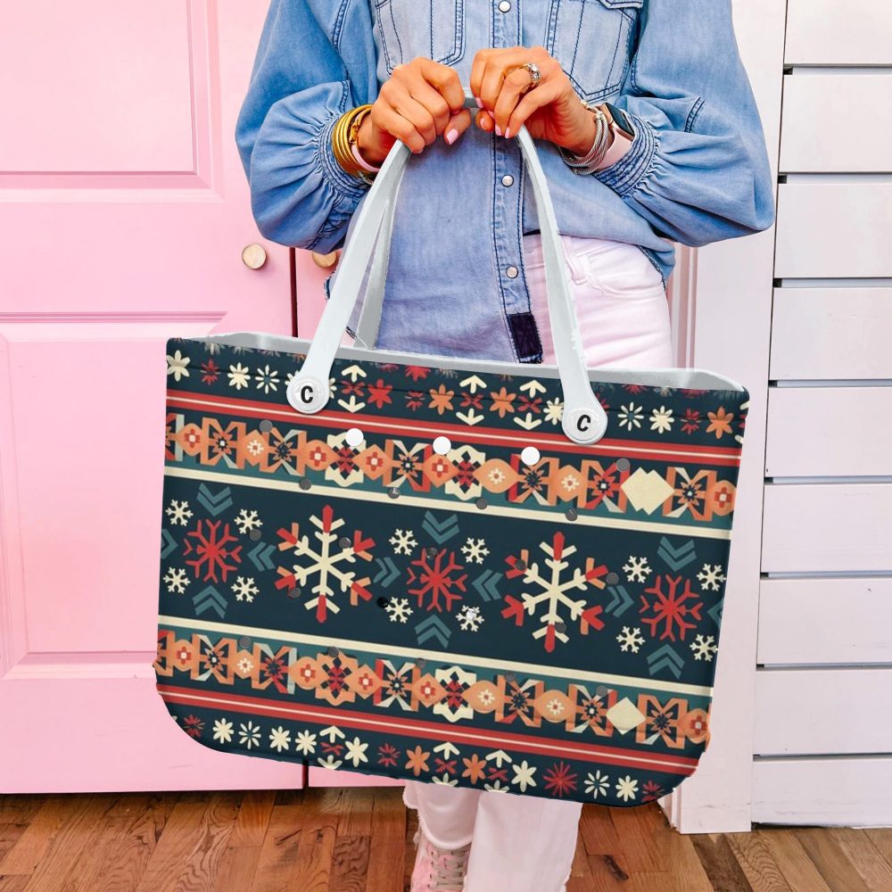 Bucket Tote Bag, Limited Edition Bogg Bag, Beach Bag Winter Adventure - Image 5