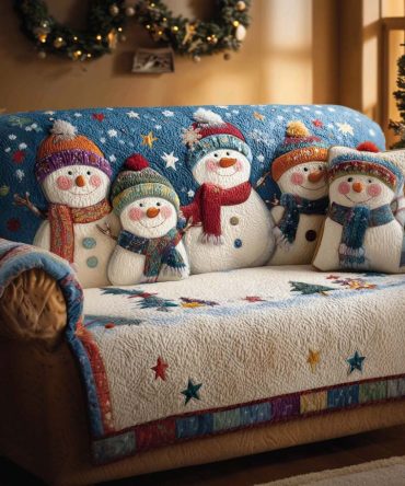 Winter Buddy Quilted Sofa Cover