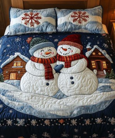 Winter Joy 3-Piece Quilted Bedding Set