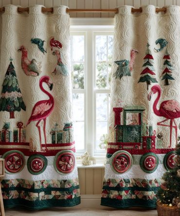 Winter Joy Quilted Curtains