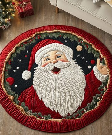 Winter Magic Quilted Round Mat