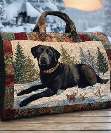 Winter Shadow Quilted Duffle Bag