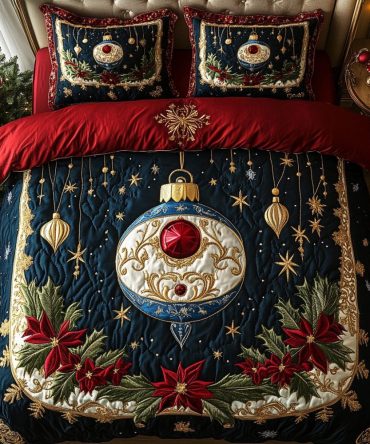 Winter Wonderland Luxe 3-Piece Quilted Bedding Set