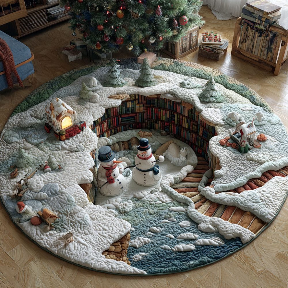 Winterbook Terrace Quilted Round Mat