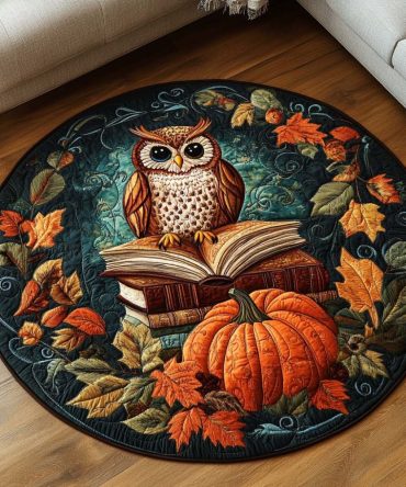 Wise Harvest Quilted Round Mat