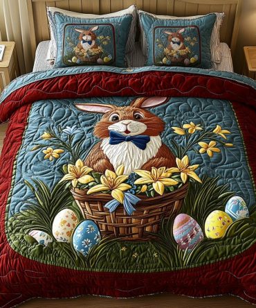 Woodland Bloom 3-Piece Quilted Bedding Set