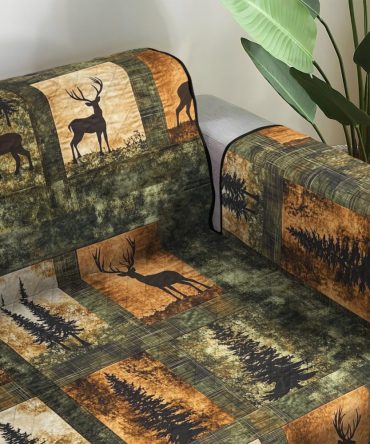 Woodland Charm Quilted Sofa Cover