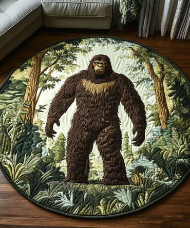 Woodland Explorer Quilted Round Mat