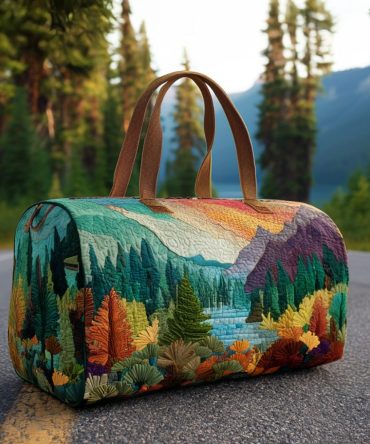 Woodland Glow Quilted Duffle Bag