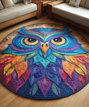 Woodland Keeper Quilted Round Mat