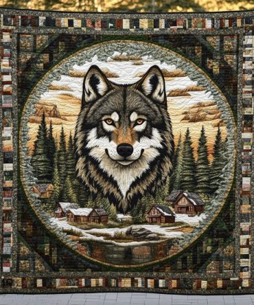 Woodland Majesty Quilted Blanket