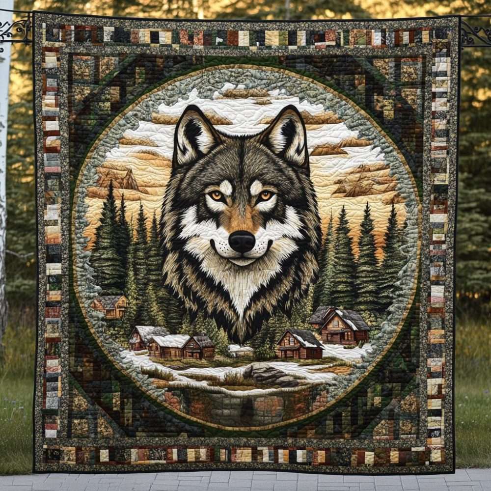 Woodland Majesty Quilted Blanket
