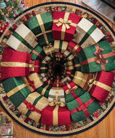 Yuletide Dream Quilted Round Mat