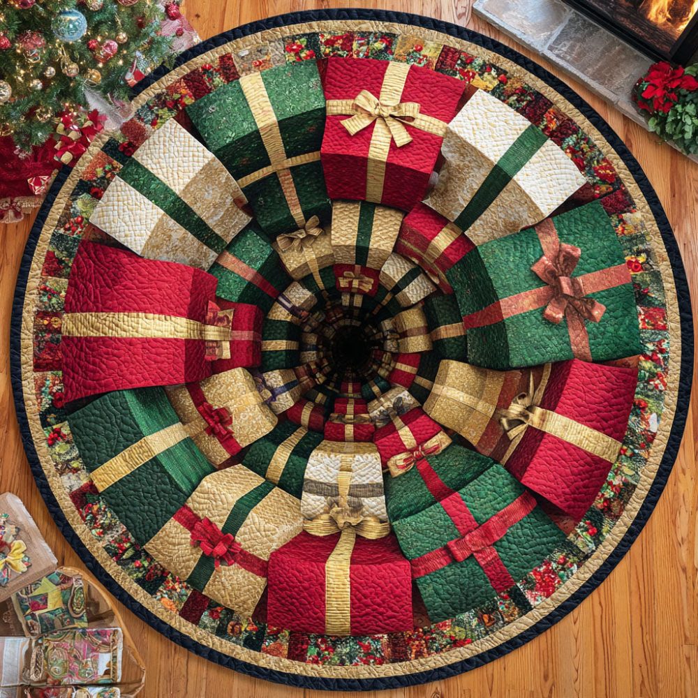 Yuletide Dream Quilted Round Mat