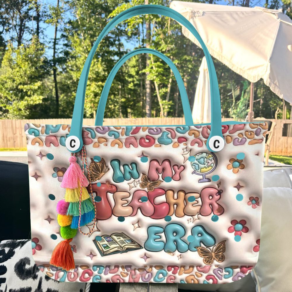 Bucket Tote Bag, Limited Edition Bogg Bag, Beach Bag A+ Vibes - Image 4