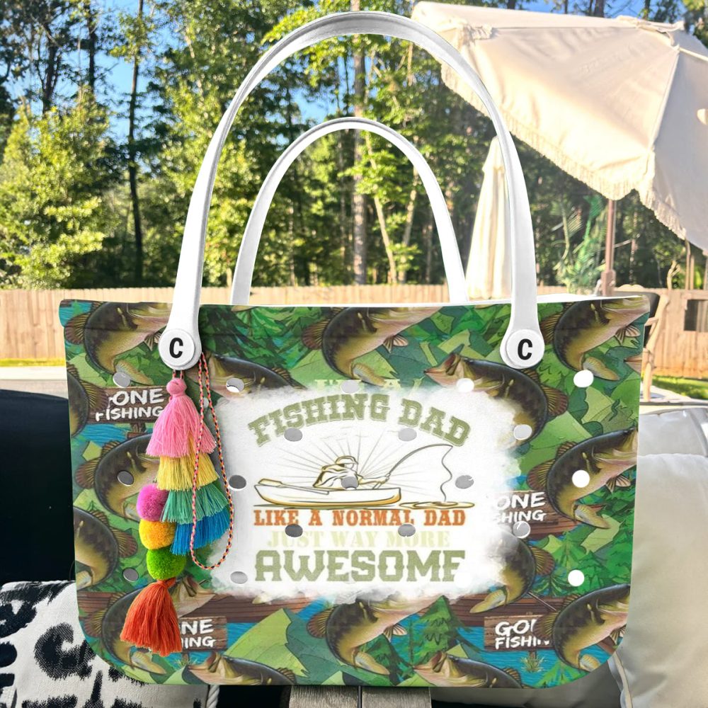 Bucket Tote Bag, Limited Edition Bogg Bag, Beach Bag Fishing Dad - Image 4