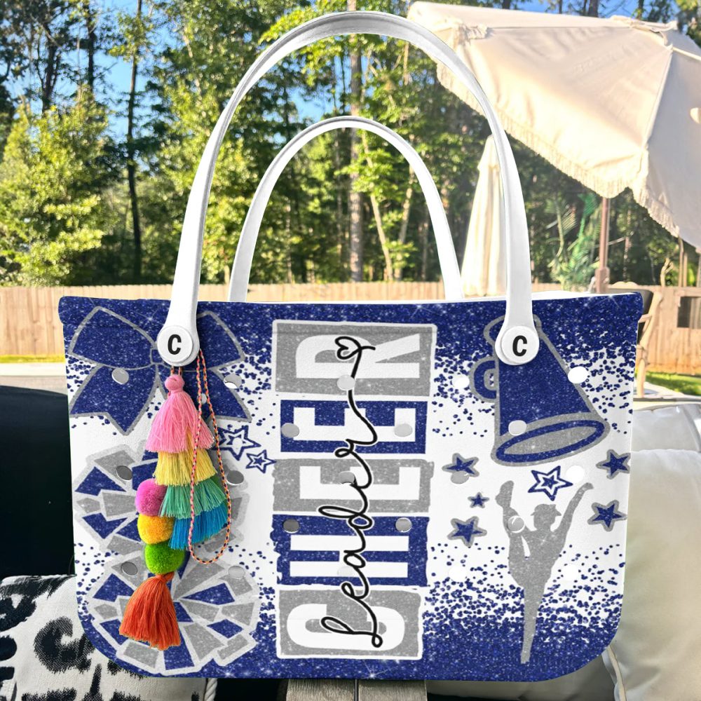 Bucket Tote Bag, Limited Edition Bogg Bag, Beach Bag Cheer Leader - Image 5