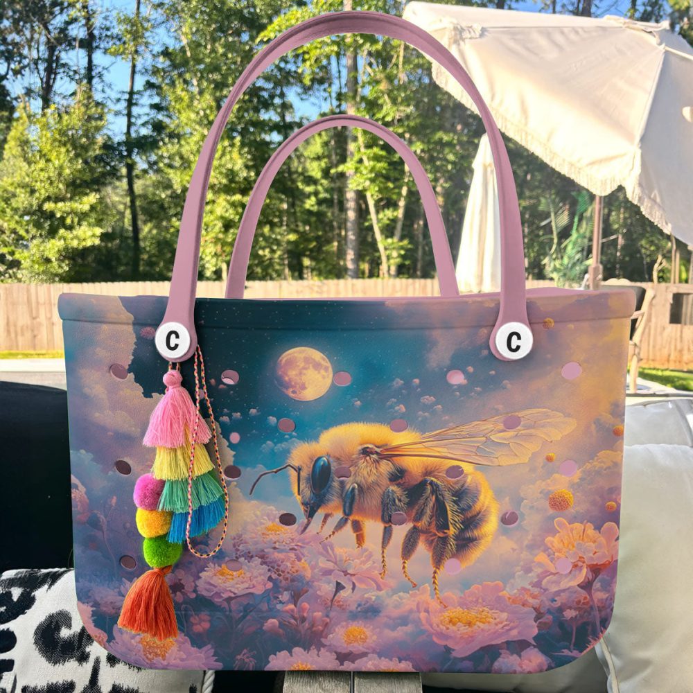 Bucket Tote Bag, Limited Edition Bogg Bag, Beach Bag Midnight Nectar - Image 5