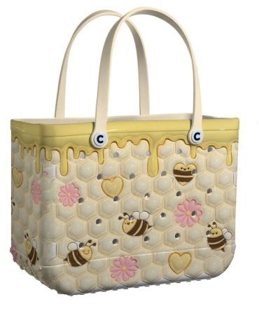 Bucket Tote Bag, Limited Edition Bogg Bag, Beach Bag Bee Mine