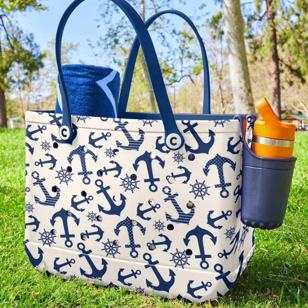 Bucket Tote Bag, Limited Edition Bogg Bag, Beach Bag Tide Me Over - Image 5