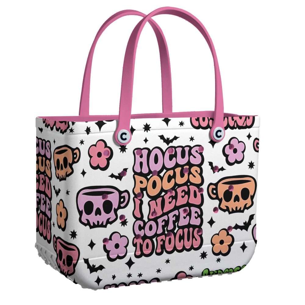 Bucket Tote Bag, Limited Edition Bogg Bag, Beach Bag Bean There, Spelled That