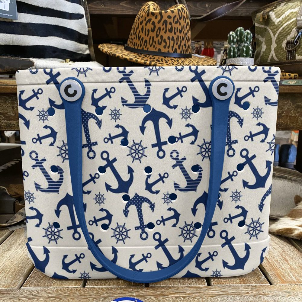 Bucket Tote Bag, Limited Edition Bogg Bag, Beach Bag Tide Me Over - Image 6