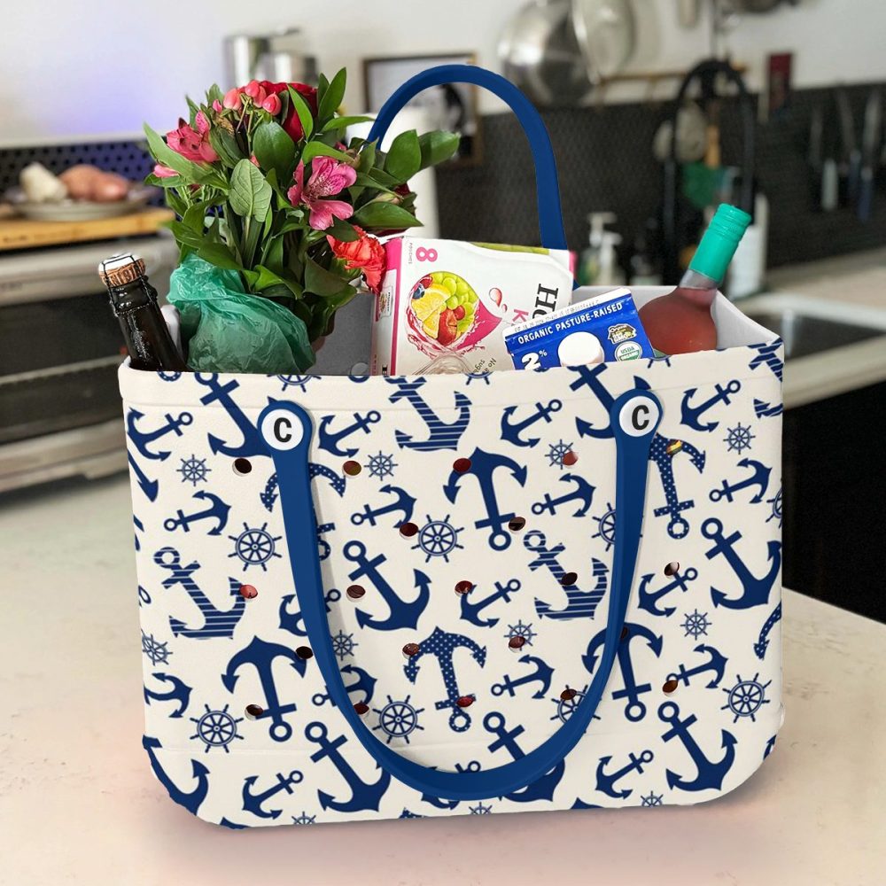 Bucket Tote Bag, Limited Edition Bogg Bag, Beach Bag Tide Me Over - Image 3