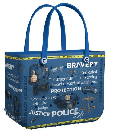 Police-Themed Tote Bag - Durable, Stylish, Ideal For Everyday Use - Show Your Support!
