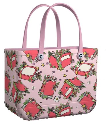 Bucket Tote Bag, Limited Edition Bogg Bag, Beach Bag Bookish Basket