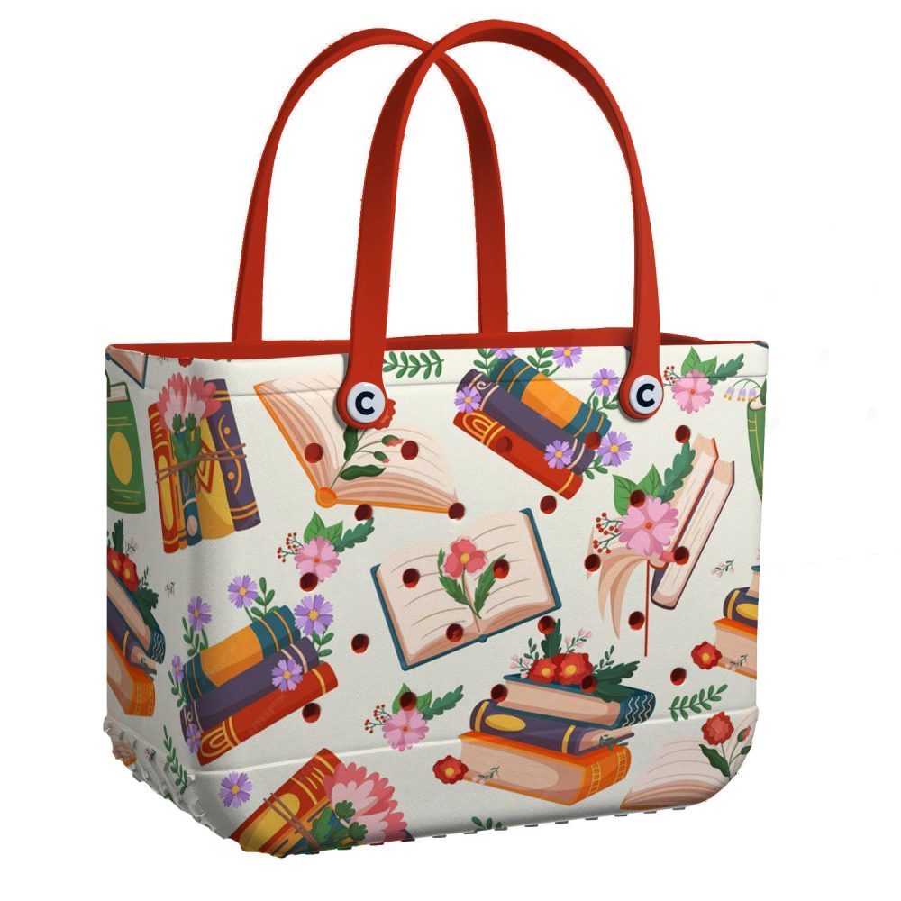 Bucket Tote Bag, Limited Edition Bogg Bag, Beach Bag Sweet Story