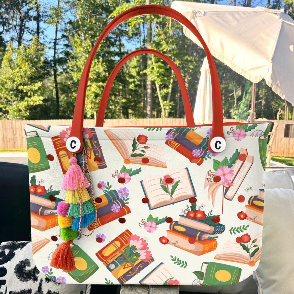 Bucket Tote Bag, Limited Edition Bogg Bag, Beach Bag Sweet Story - Image 5