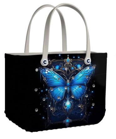 Bucket Tote Bag, Limited Edition Bogg Bag, Beach Bag Twilight Wings