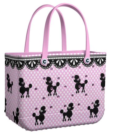 Bucket Tote Bag, Limited Edition Bogg Bag, Beach Bag Parisian Pup