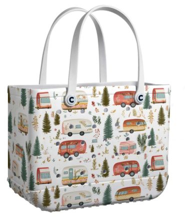 Bucket Tote Bag, Limited Edition Bogg Bag, Beach Bag Rolling Adventure