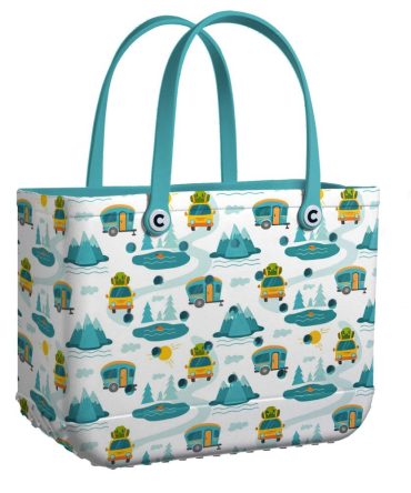 Bucket Tote Bag, Limited Edition Bogg Bag, Beach Bag Adventurer'S Delight