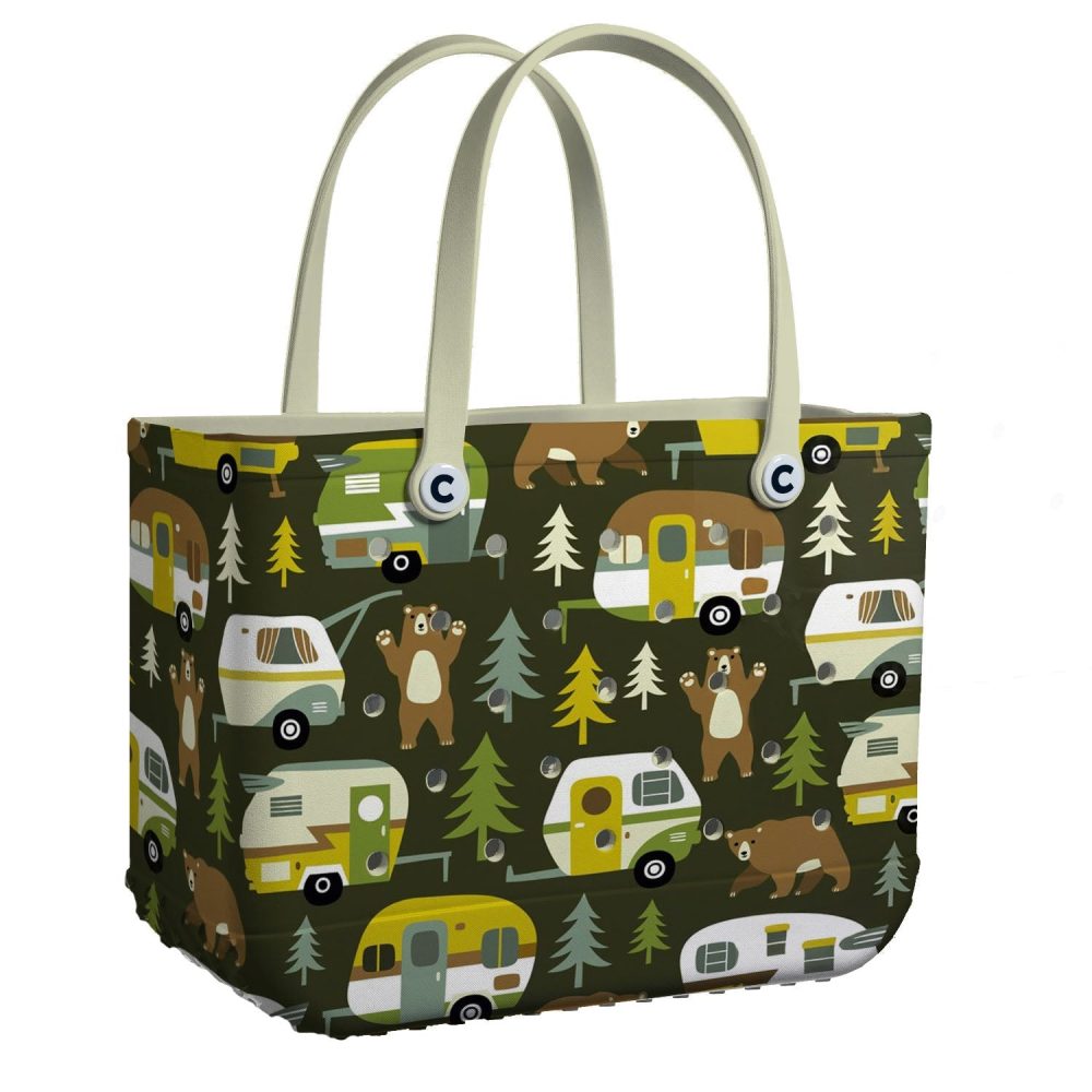 Bucket Tote Bag, Limited Edition Bogg Bag, Beach Bag Wanderlust Wonder