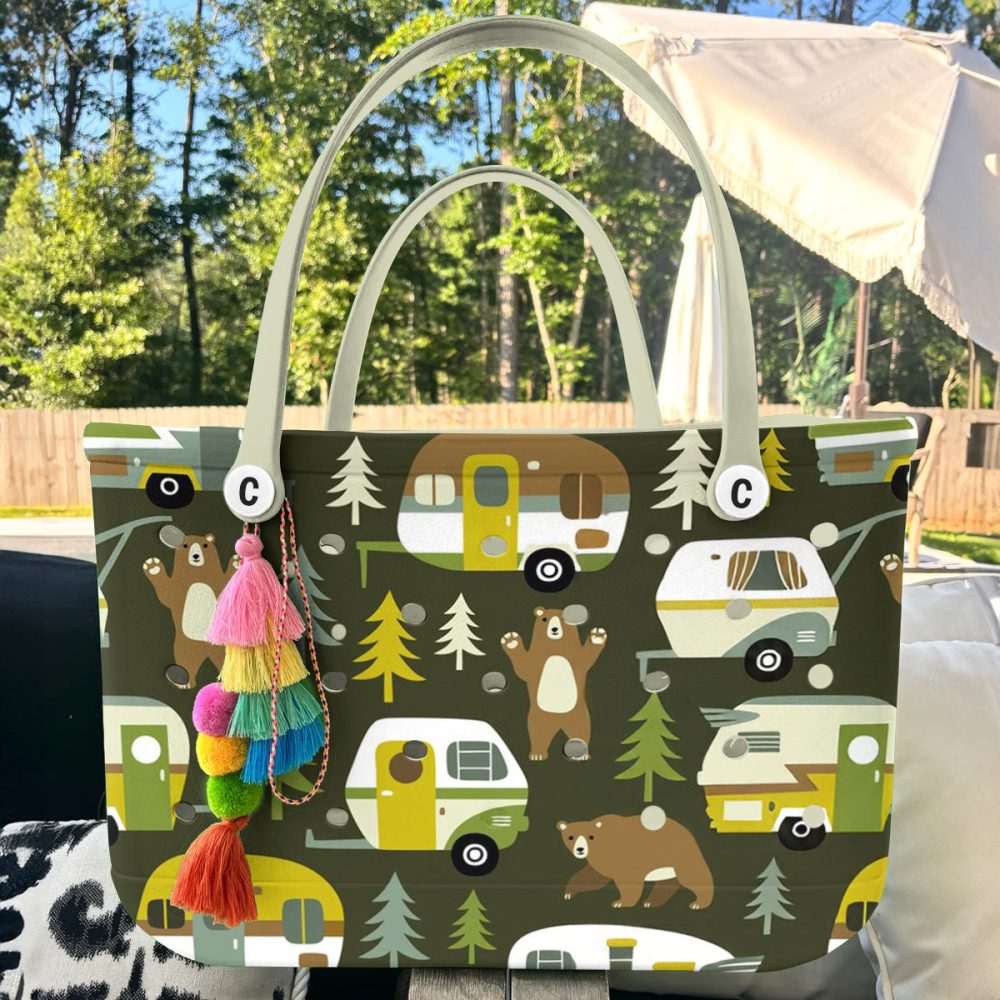 Bucket Tote Bag, Limited Edition Bogg Bag, Beach Bag Wanderlust Wonder - Image 4