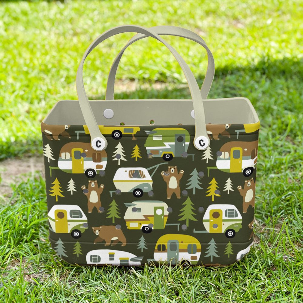 Bucket Tote Bag, Limited Edition Bogg Bag, Beach Bag Wanderlust Wonder - Image 3