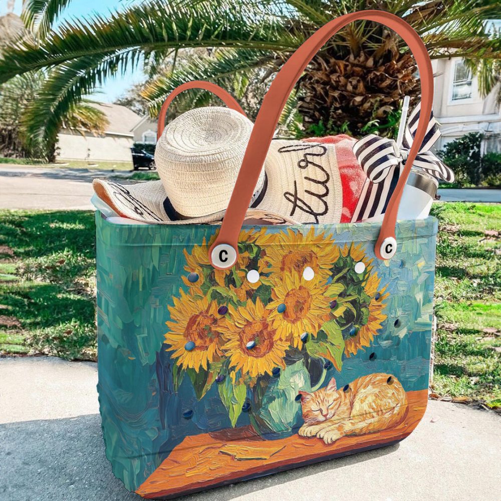 Bucket Tote Bag, Limited Edition Bogg Bag, Beach Bag Table Of Sunshine - Image 2
