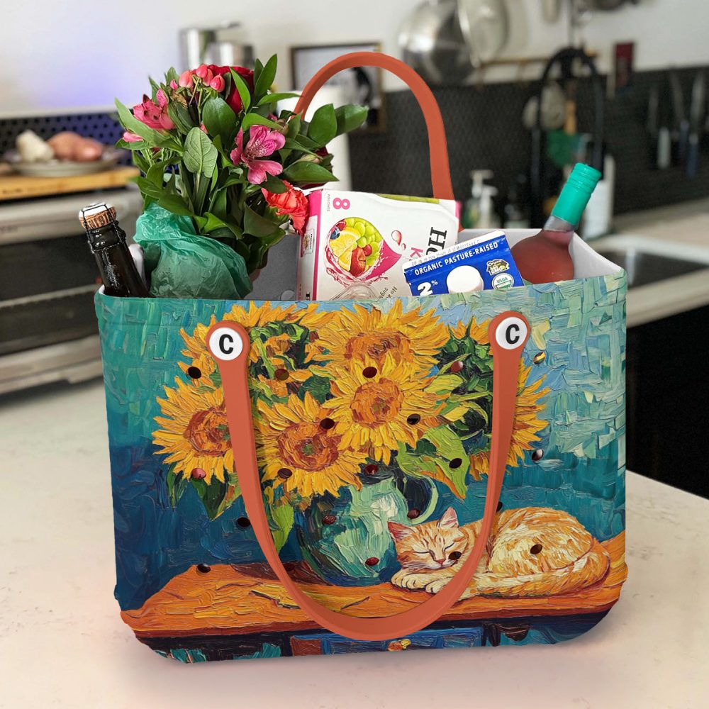 Bucket Tote Bag, Limited Edition Bogg Bag, Beach Bag Table Of Sunshine - Image 5